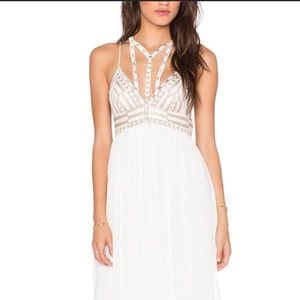 Free People Sacred Geometry Maxi Dress in Ivory Combo